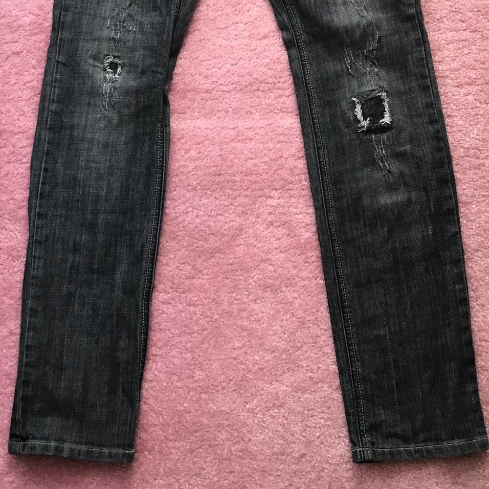 Distressed Gray Jeans! - Picture 7 of 12